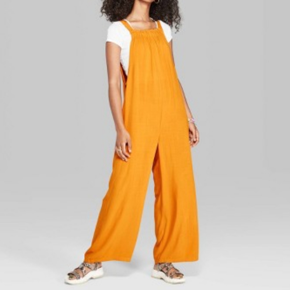 Wild Fable Mustard Yellow Jumpsuit